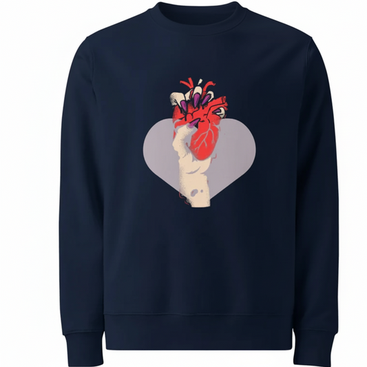 Heart Grip Unisex Eco Sweatshirt