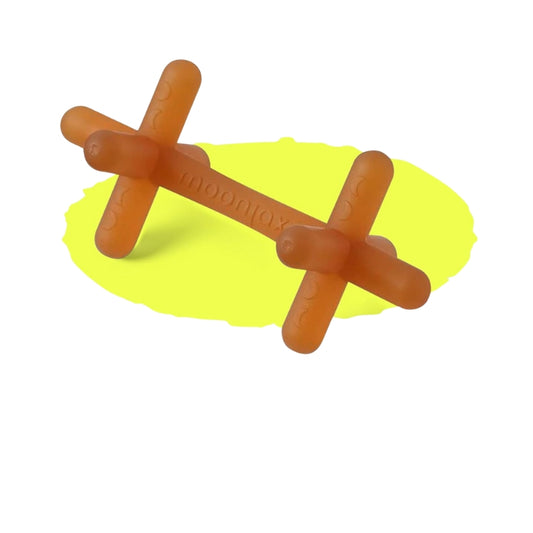 Natural Rubber Baby Teether  Soft & Safe Grip Toy for Infants