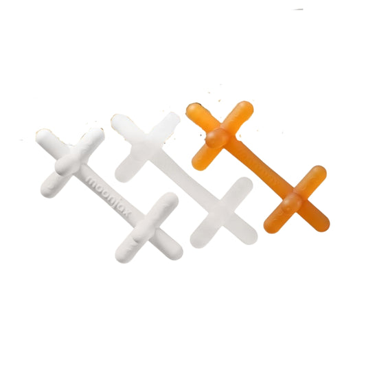 Natural Rubber Baby Teether  Soft & Safe Grip Toy for Infants