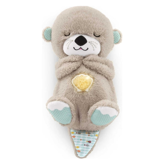 Plush Baby Soothing Toy with Music, Lights & Breathing Motion