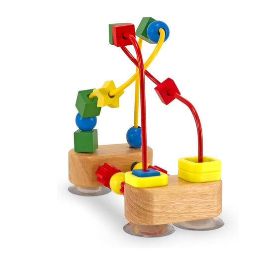 Wooden Bead Maze Toy for Babies and Toddlers Educational Learning Activity